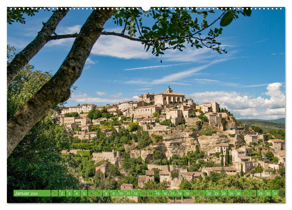 Dörfer in der Provence (CALVENDO Premium Wandkalender 2024)