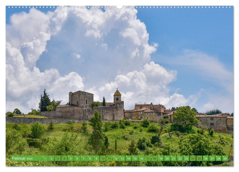 Dörfer in der Provence (CALVENDO Premium Wandkalender 2024)