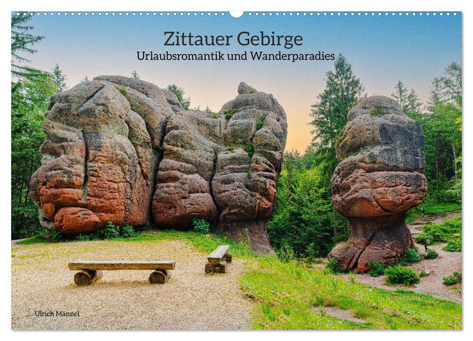 Zittau Mountains holiday romance and hiking paradise (CALVENDO wall calendar 2024) 