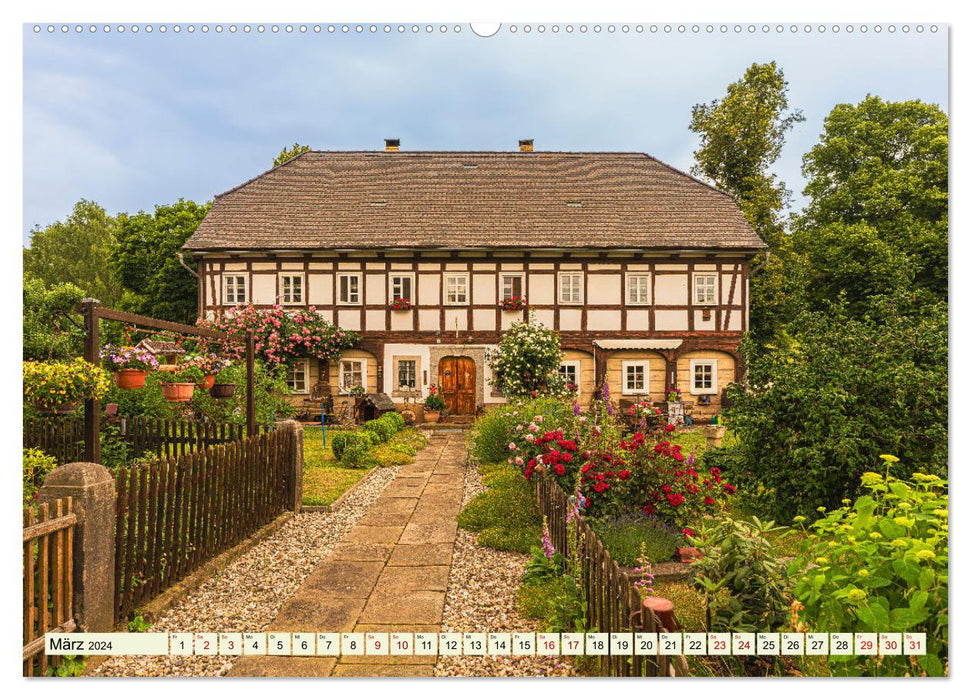 Zittauer Gebirge-Urlaubsromantik und Wanderparadies (CALVENDO Premium Wandkalender 2024)