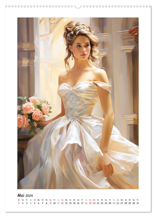Elegance in splendor. Magical in an evening dress (CALVENDO wall calendar 2024) 
