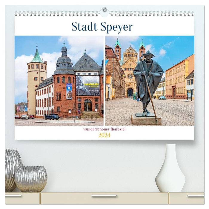 Stadt Speyer - wunderschönes Reiseziel (CALVENDO Premium Wandkalender 2024)