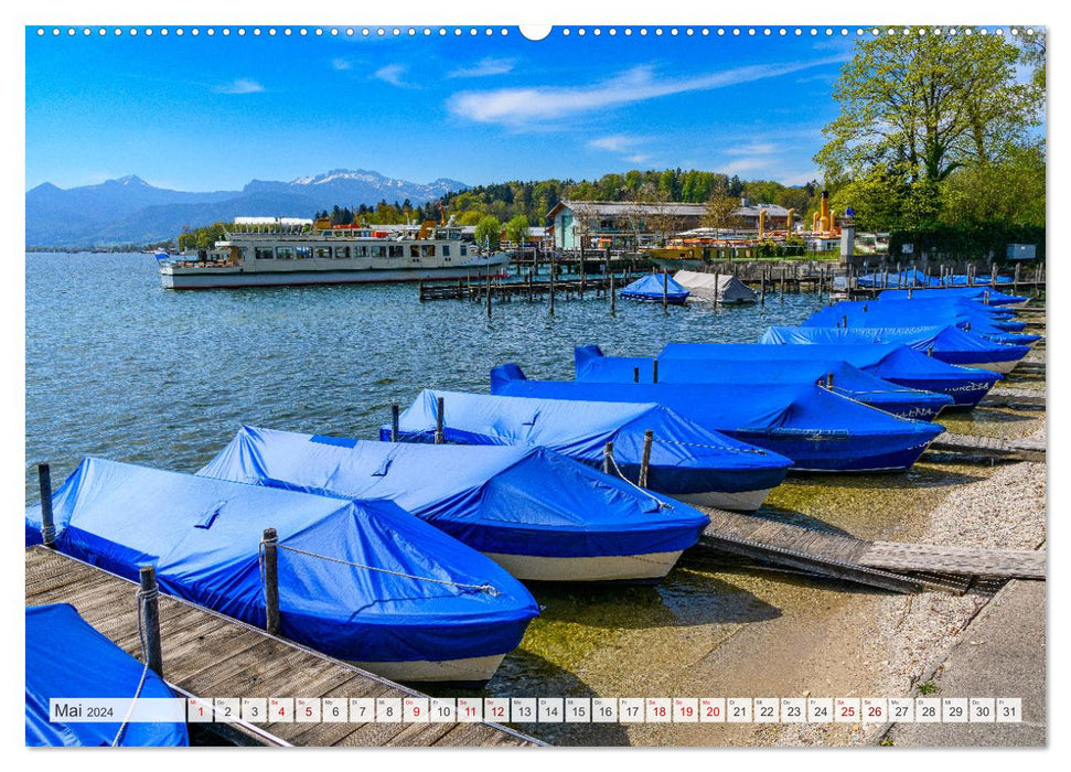 Oberbayerische Ansichten - Unterwegs zwischen Watzmann und Chiemsee (CALVENDO Premium Wandkalender 2024)