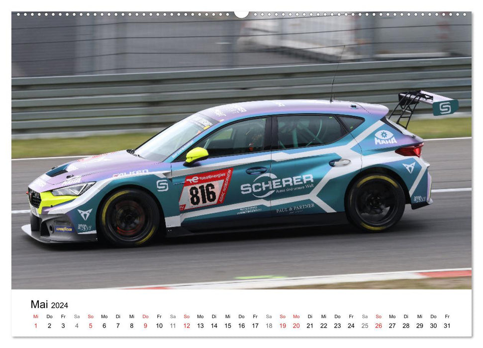 Motorsport in Deutschland (CALVENDO Premium Wandkalender 2024)