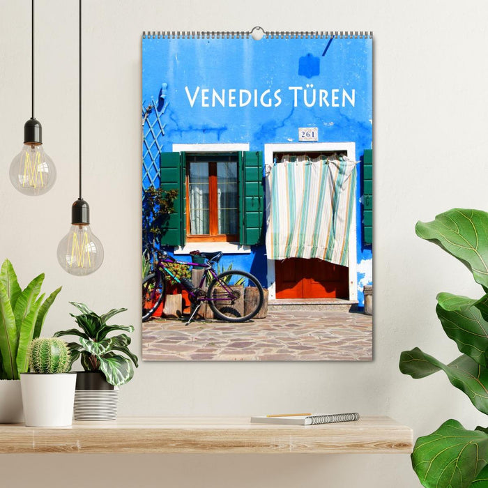 Venice's Doors (CALVENDO Wall Calendar 2024) 