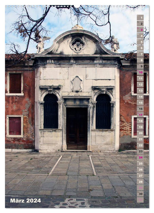 Venice's Doors (CALVENDO Wall Calendar 2024) 