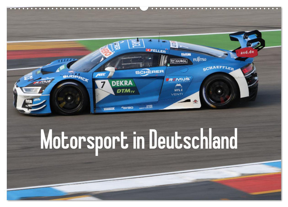 Motorsport in Deutschland (CALVENDO Wandkalender 2024)