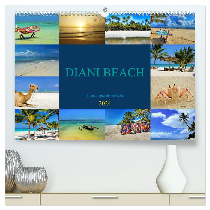 DIANI BEACH Strand Impressionen Kenia (CALVENDO Premium Wandkalender 2024)