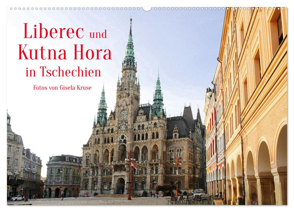 Liberec and Kutna Hora in the Czech Republic (CALVENDO wall calendar 2024) 