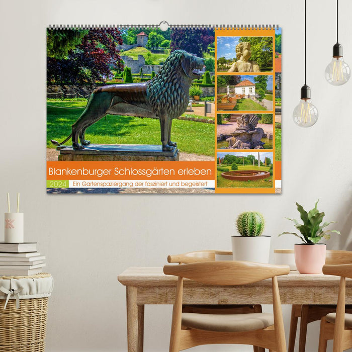 Experience Blankenburg Castle Gardens (CALVENDO Wall Calendar 2024) 