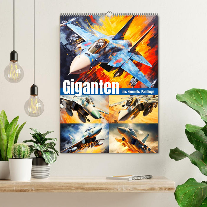 Giants of the sky. Paintings (CALVENDO wall calendar 2024) 