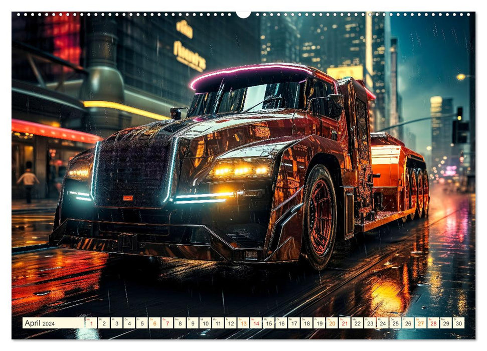 Truck fantasies (CALVENDO wall calendar 2024) 