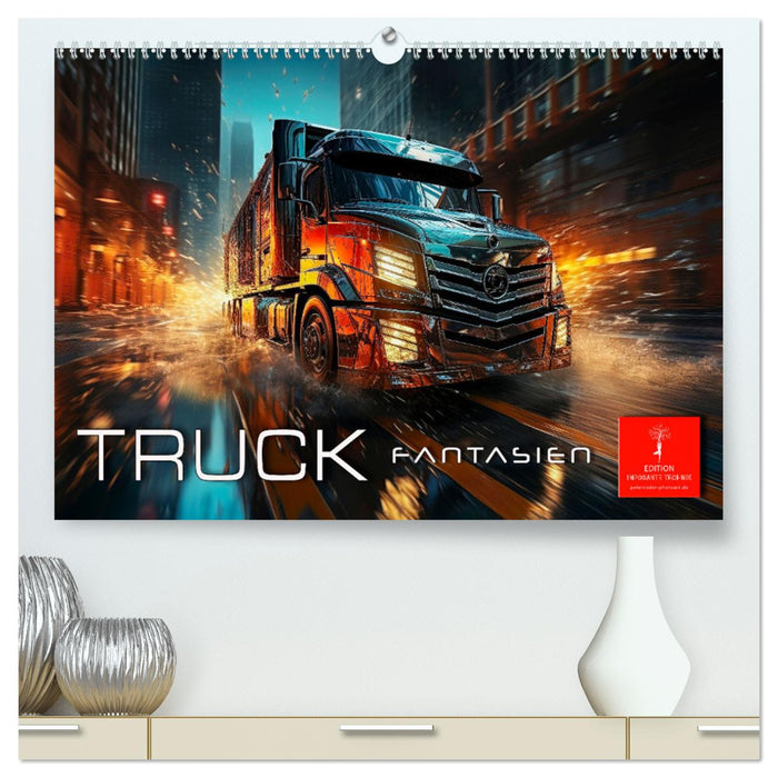 Truck Fantasies (CALVENDO Premium Wall Calendar 2024) 