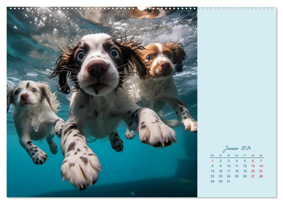 Animal-friendly water features (CALVENDO wall calendar 2024) 