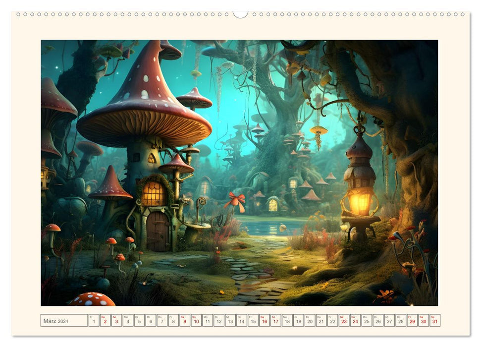 Fabulous strange worlds (CALVENDO Premium Wall Calendar 2024) 