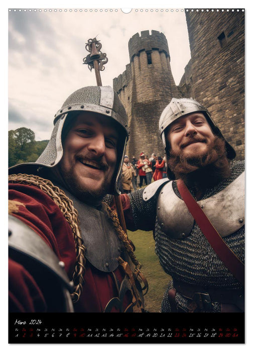 Medieval selfies (CALVENDO wall calendar 2024) 