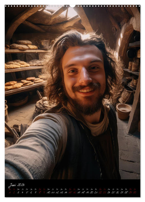 Medieval selfies (CALVENDO wall calendar 2024) 