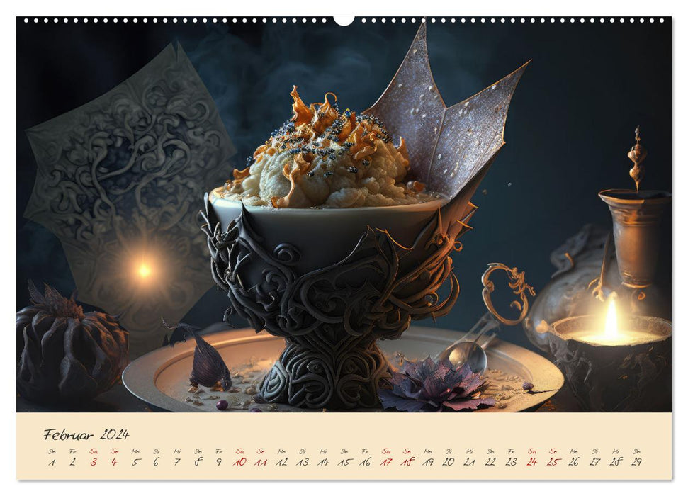 Gothic Food (CALVENDO Premium Wall Calendar 2024) 
