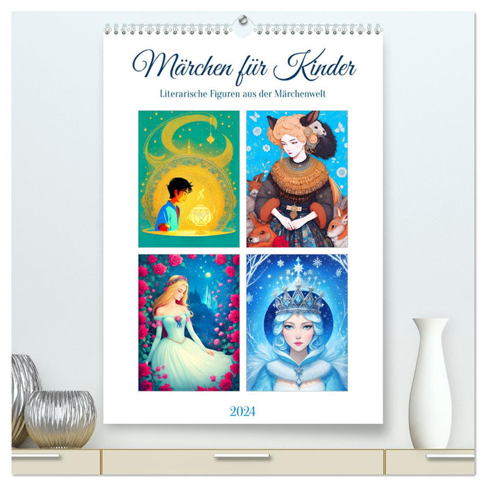 Märchen für Kinder (CALVENDO Premium Wandkalender 2024)