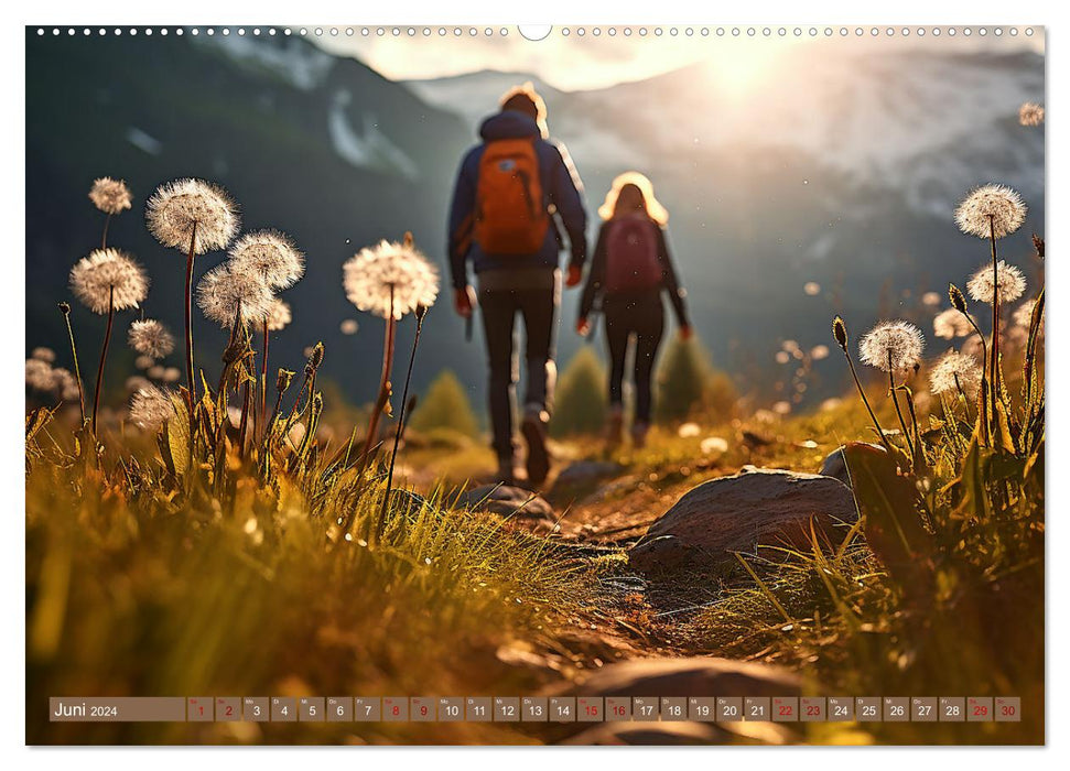 A delicate touch of adventure (CALVENDO Premium Wall Calendar 2024) 