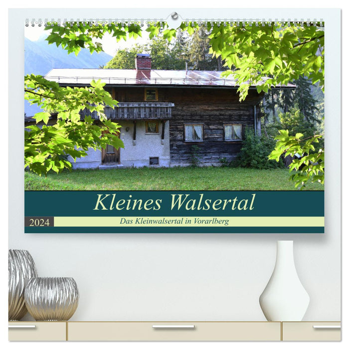 Kleines Walsertal - The Kleinwalsertal in Vorarlberg (CALVENDO Premium Wall Calendar 2024) 