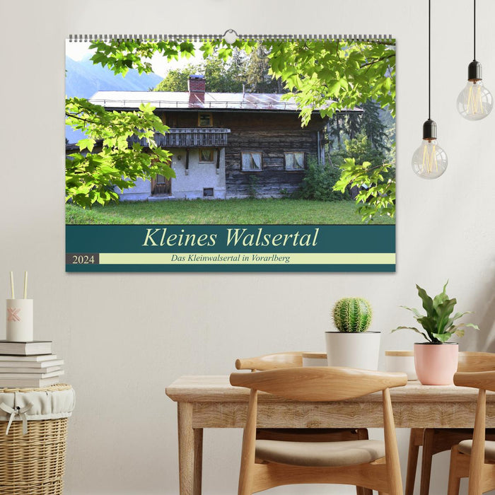 Kleines Walsertal - Das Kleinwalsertal in Vorarlberg (CALVENDO Wandkalender 2024)