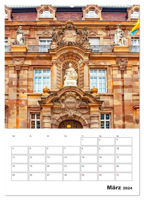 Stadt Speyer - Reiseplaner (CALVENDO Wandkalender 2024)