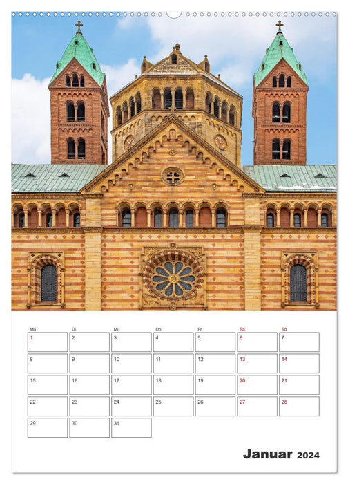 City of Speyer - Travel Planner (CALVENDO Premium Wall Calendar 2024) 