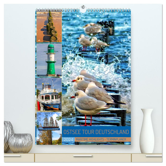 Baltic Sea Tour Germany - maritime highlights (CALVENDO Premium Wall Calendar 2024) 
