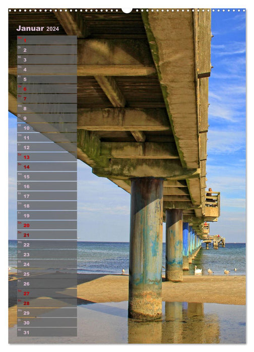 Baltic Sea Tour Germany - maritime highlights (CALVENDO wall calendar 2024) 