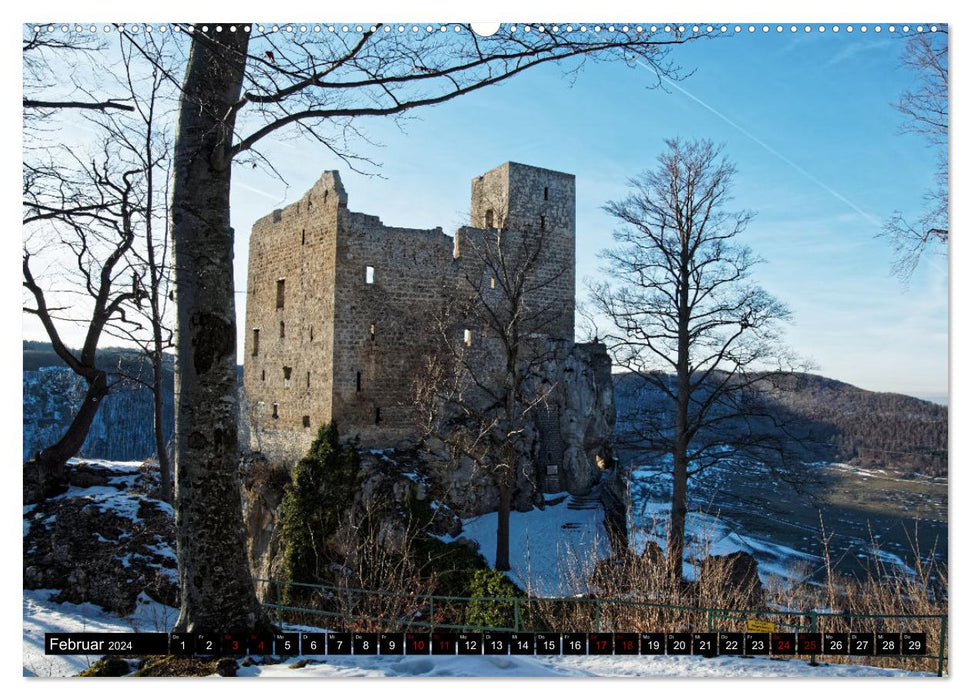 New impressions of the Swabian Alb (CALVENDO wall calendar 2024) 