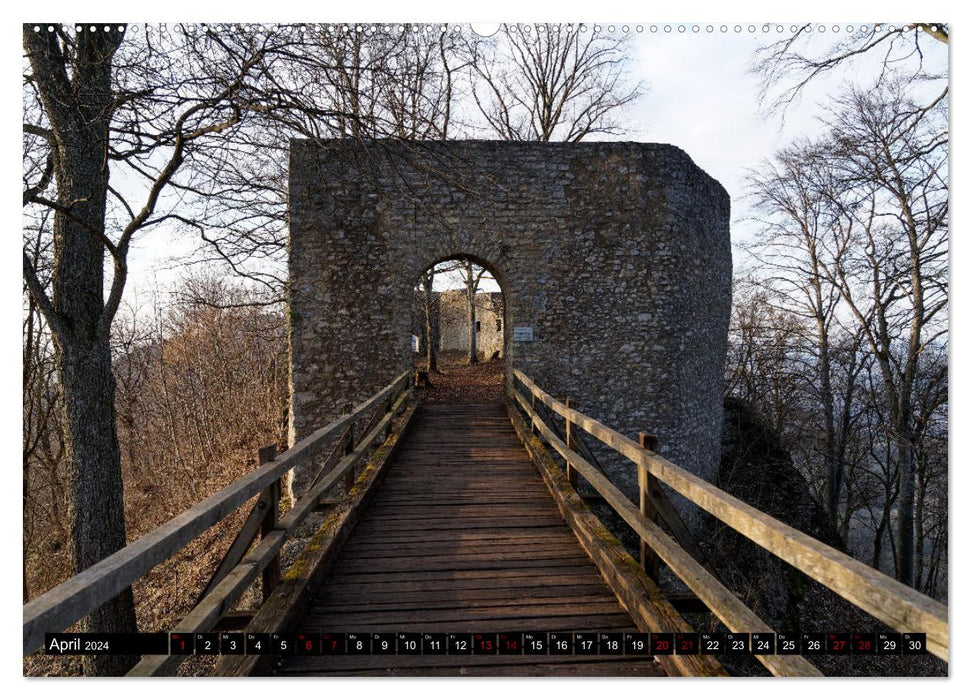 Nouvelles impressions du Jura souabe (calendrier mural CALVENDO 2024) 