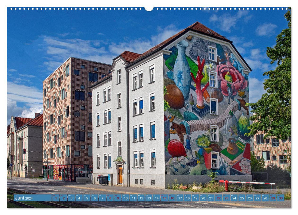 Streetart in München (CALVENDO Wandkalender 2024)