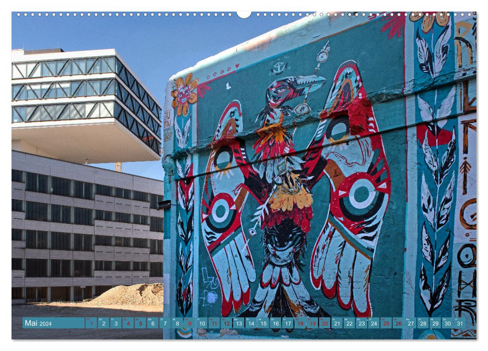 Street art à Munich (Calendrier mural CALVENDO Premium 2024) 