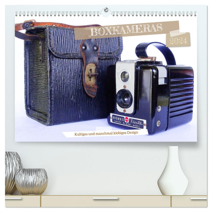 Boxkameras - Kultiges und manchmal klobiges Design (CALVENDO Premium Wandkalender 2024)