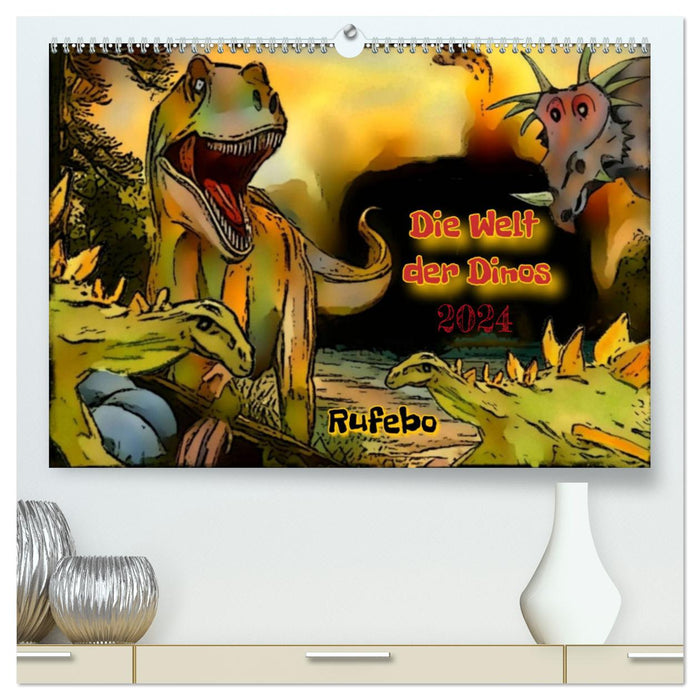Die Welt der Dinos (CALVENDO Premium Wandkalender 2024)