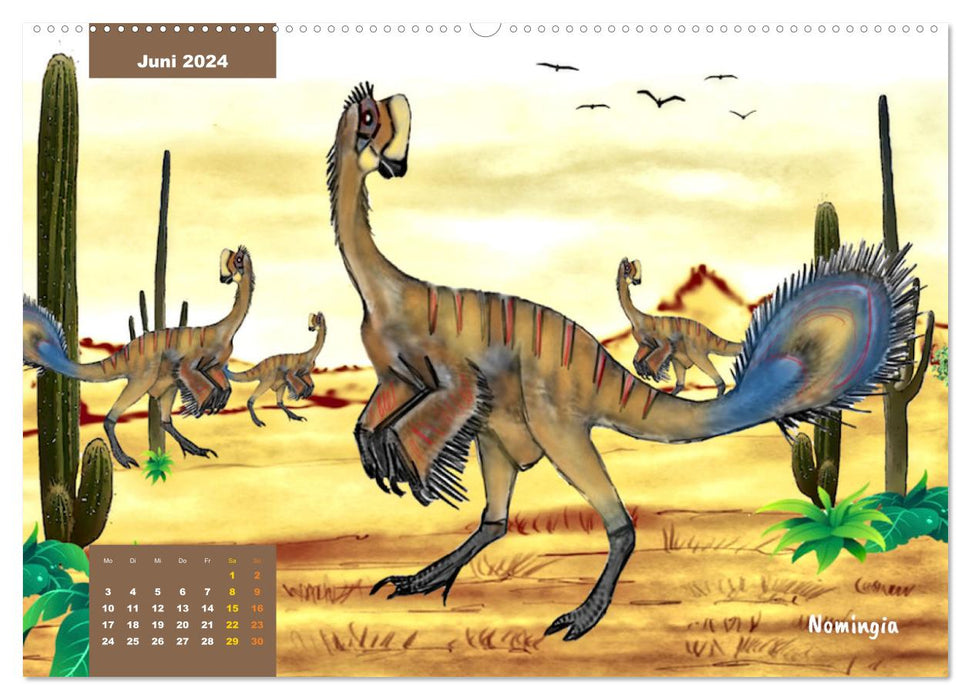 Die Welt der Dinos (CALVENDO Premium Wandkalender 2024)