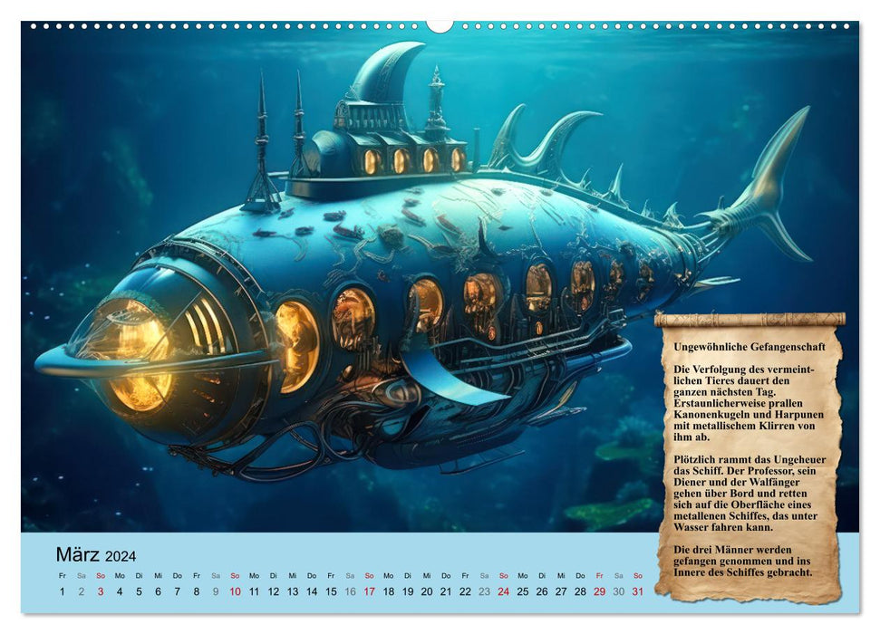 Reise unter dem Meer (CALVENDO Wandkalender 2024)