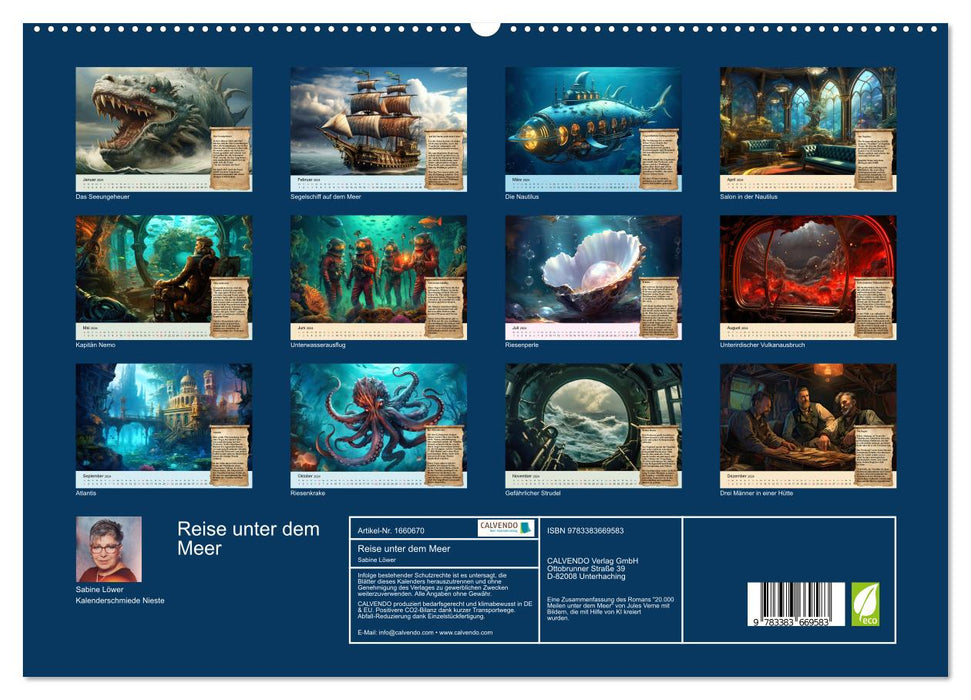 Reise unter dem Meer (CALVENDO Premium Wandkalender 2024)