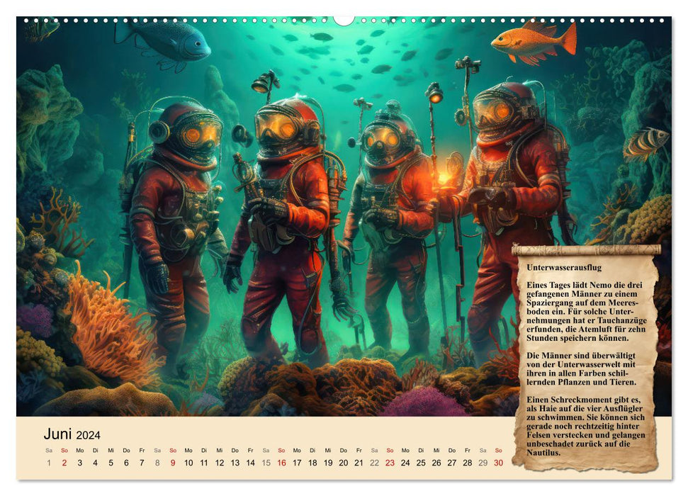 Reise unter dem Meer (CALVENDO Premium Wandkalender 2024)