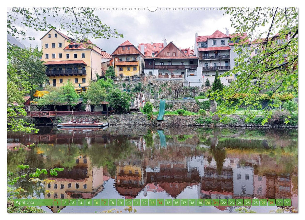 Krumau in Tschechien (CALVENDO Wandkalender 2024)