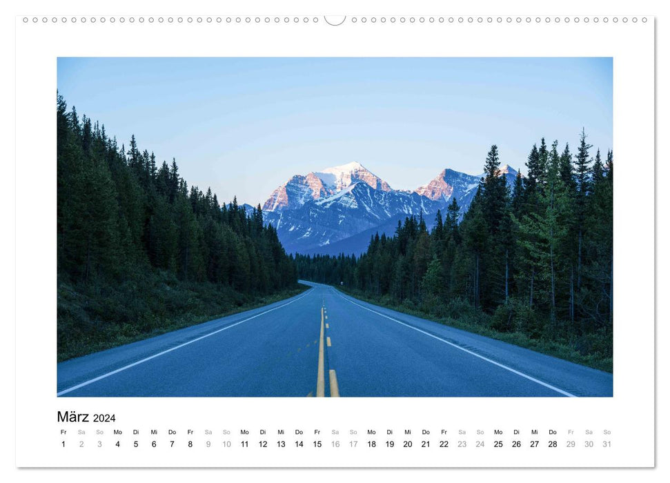 The Rockies - Der Westen Kanadas (CALVENDO Wandkalender 2024)