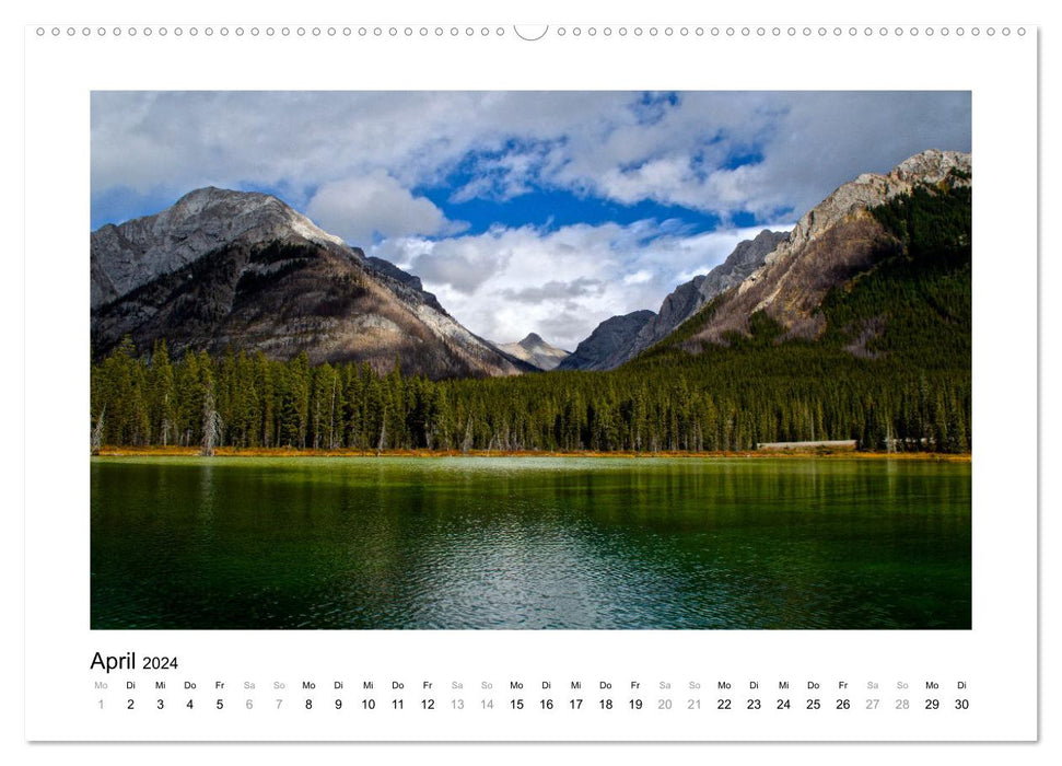 Les Rocheuses – Ouest canadien (Calvendo Premium Wall Calendar 2024) 