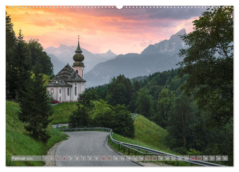 Verzauberte Bergwelten (CALVENDO Wandkalender 2024)