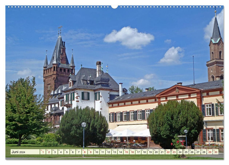 Unterwegs in Weinheim mit Ilona Andersen (CALVENDO Premium Wandkalender 2024)