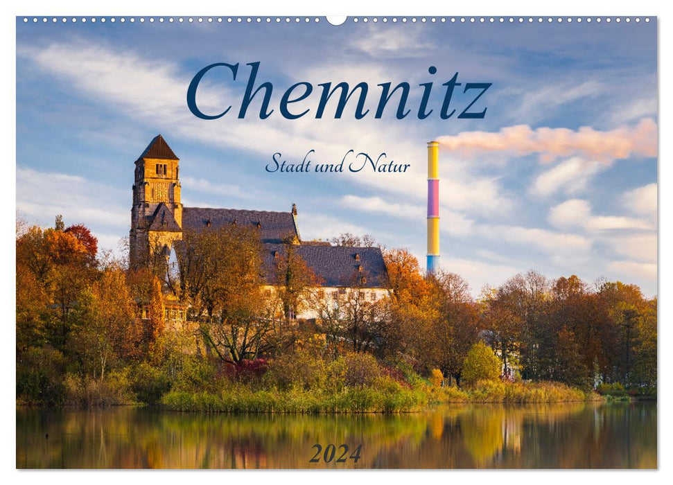 Chemnitz - ville et nature (calendrier mural CALVENDO 2024) 