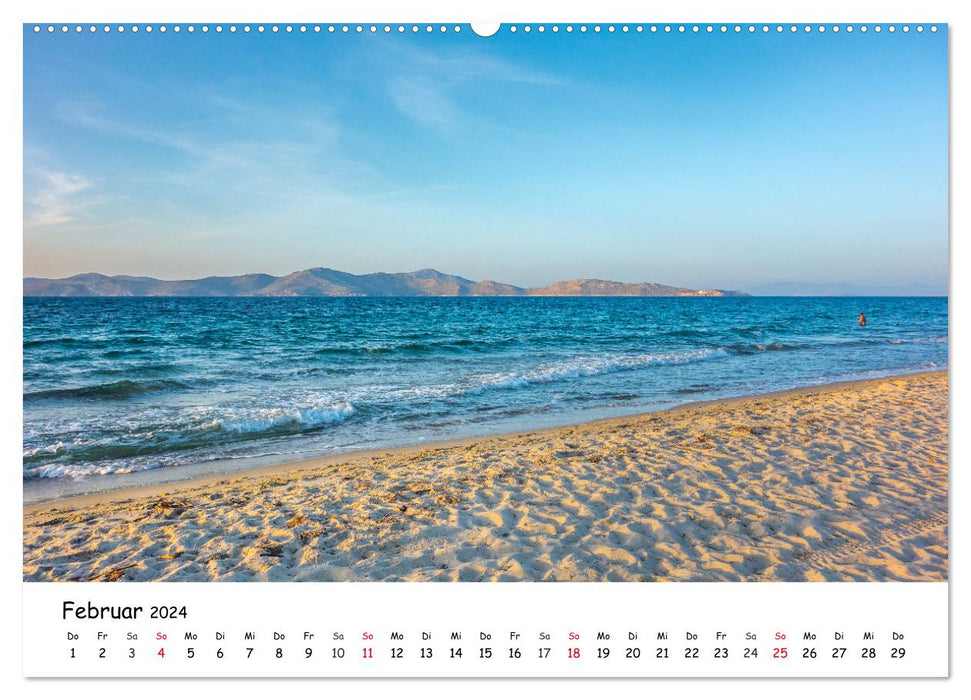 Plages de l'île de Kos (Calendrier mural CALVENDO Premium 2024) 