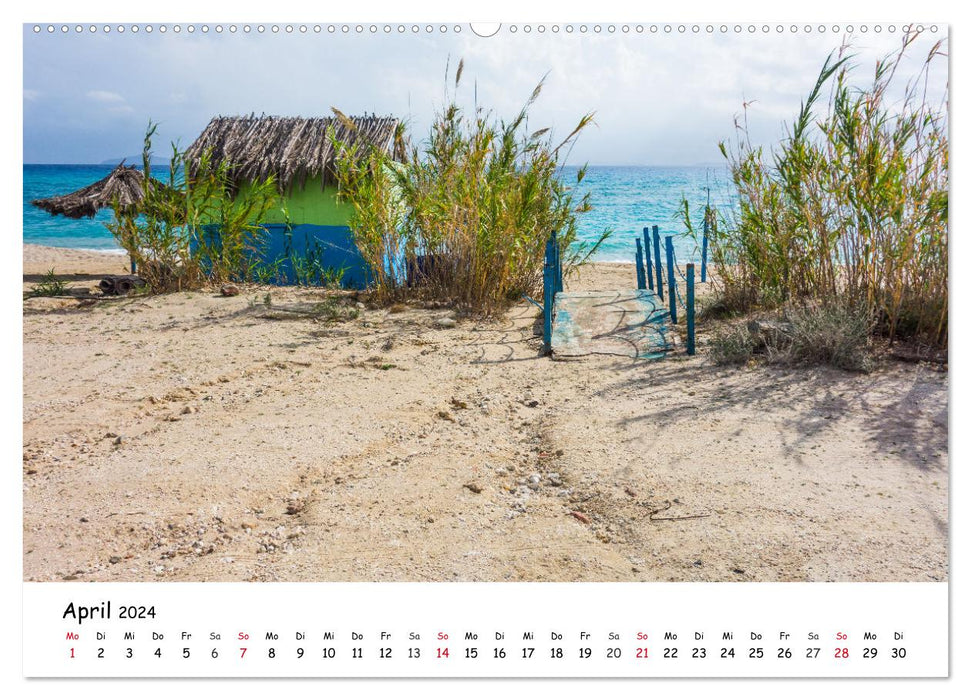 Plages de l'île de Kos (Calendrier mural CALVENDO Premium 2024) 