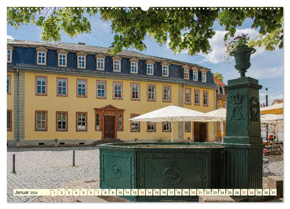 Weimar - cultural city in the heart of Europe (CALVENDO Premium Wall Calendar 2024) 