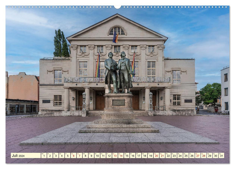 Weimar - Kulturstadt im Herzen Europas (CALVENDO Premium Wandkalender 2024)